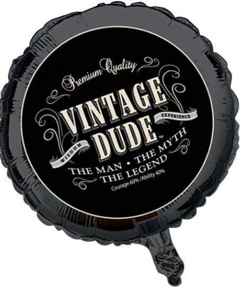 CREATIVE PARTY - Folie ballon Vintage Dude - Decoratie > Ballonnen